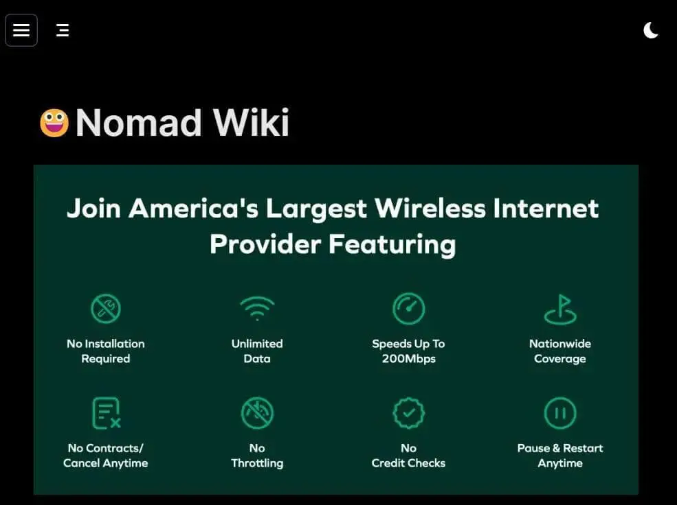 Nomad Internet Wiki